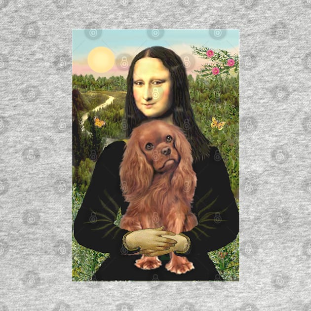 Mona Lisa loves her Ruby Cavalier King Charles Spaniel by Dogs Galore and More